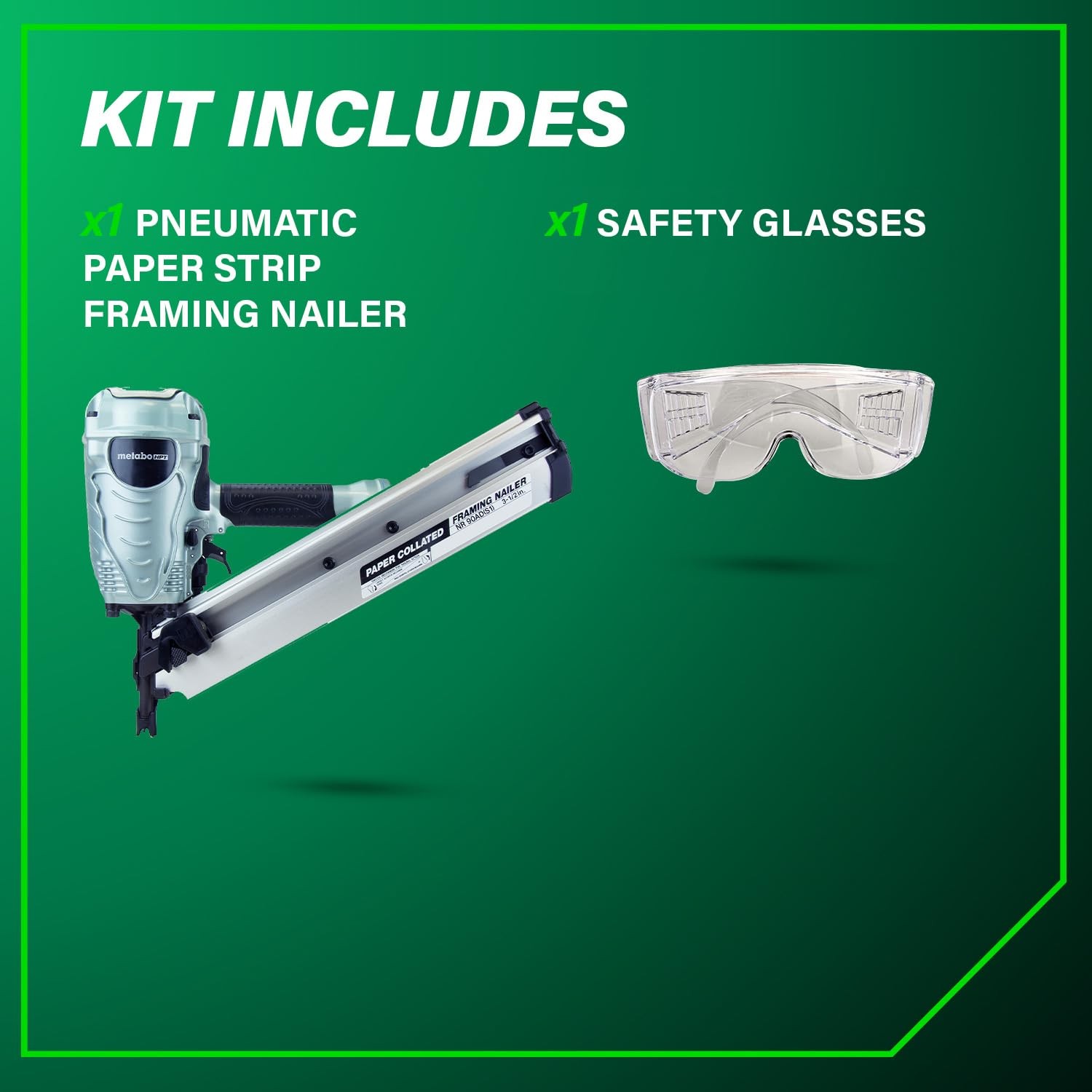 Metabo HPT Framing Nailer, Pro-Preferred Tool For Flooring, No Size