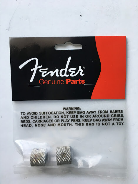 TWO Genuine Fender Road Worn Dome Knobs