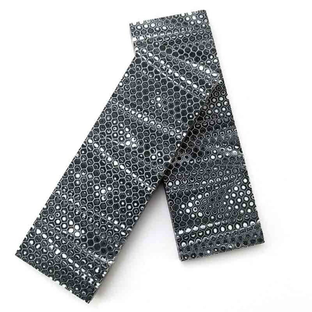 C-Tek Knife Handle Scales Blank Plate Resin Making Material Honeycomb Pattern