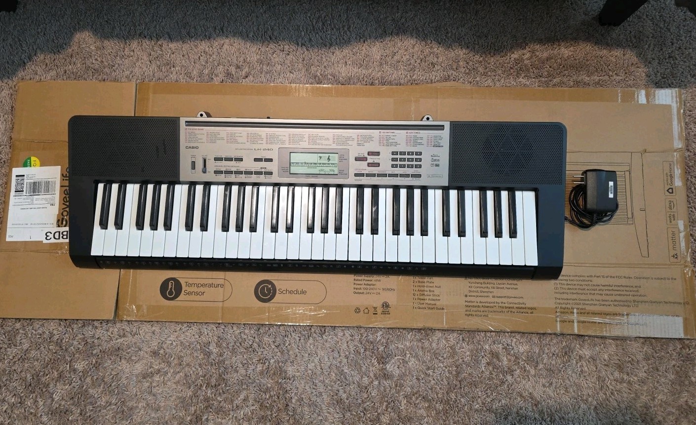 Casio LK-240 Keyboard Piano Digital