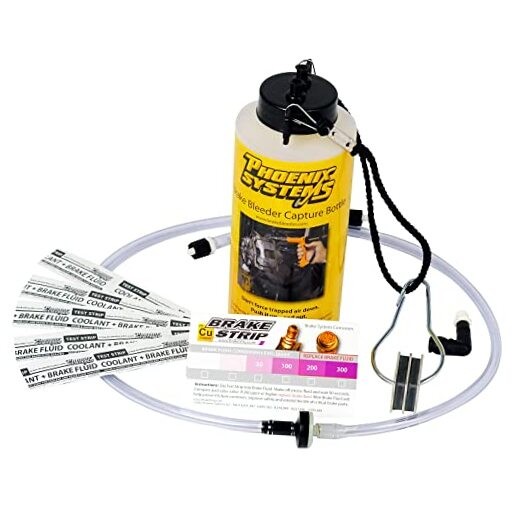 Phoenix Systems 7002-BRK One-Person Brake Bleeder Capture Bottle with Quick