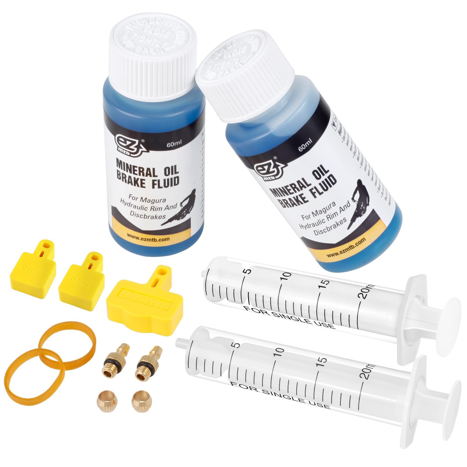 YOUMAYSTORY Brake Bleed Kit for MAGURA Hydraulic Disc One Size, Yellow