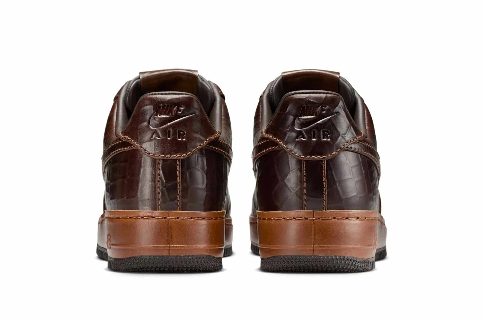 AF1 Low 'Fauna Brown Croc' Croc Leather II7090-222 Men's Size US 7-12