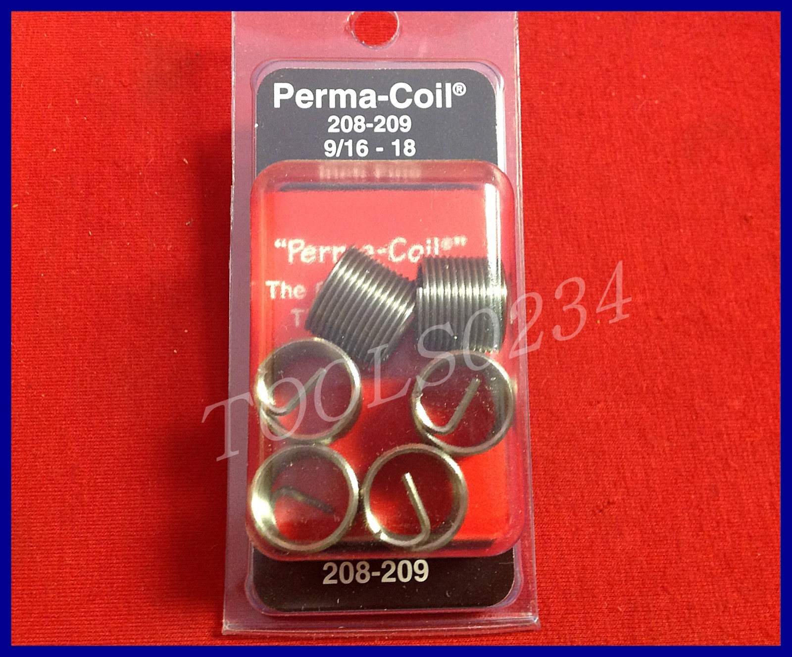 9/16-18 NF Thread Repair Inserts Perma Coil 208-209 Fits Heli Pack of 6 USA