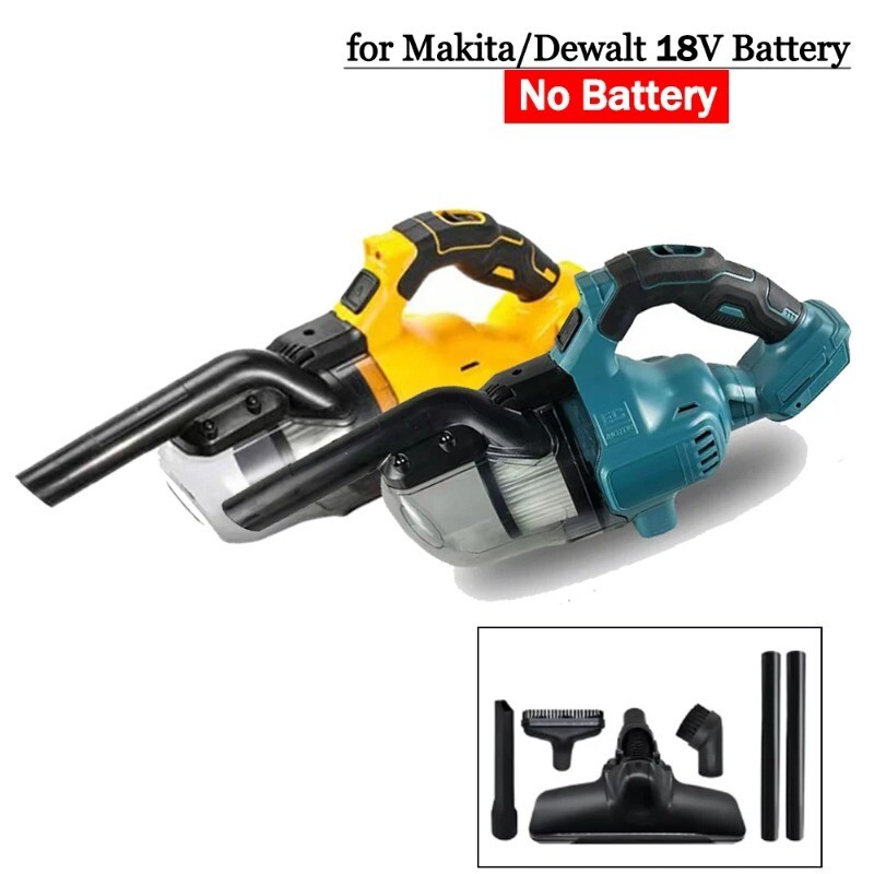 Cordless Handheld Electric Vacuum Cleaner Powerful Home Makita/Dewalt
