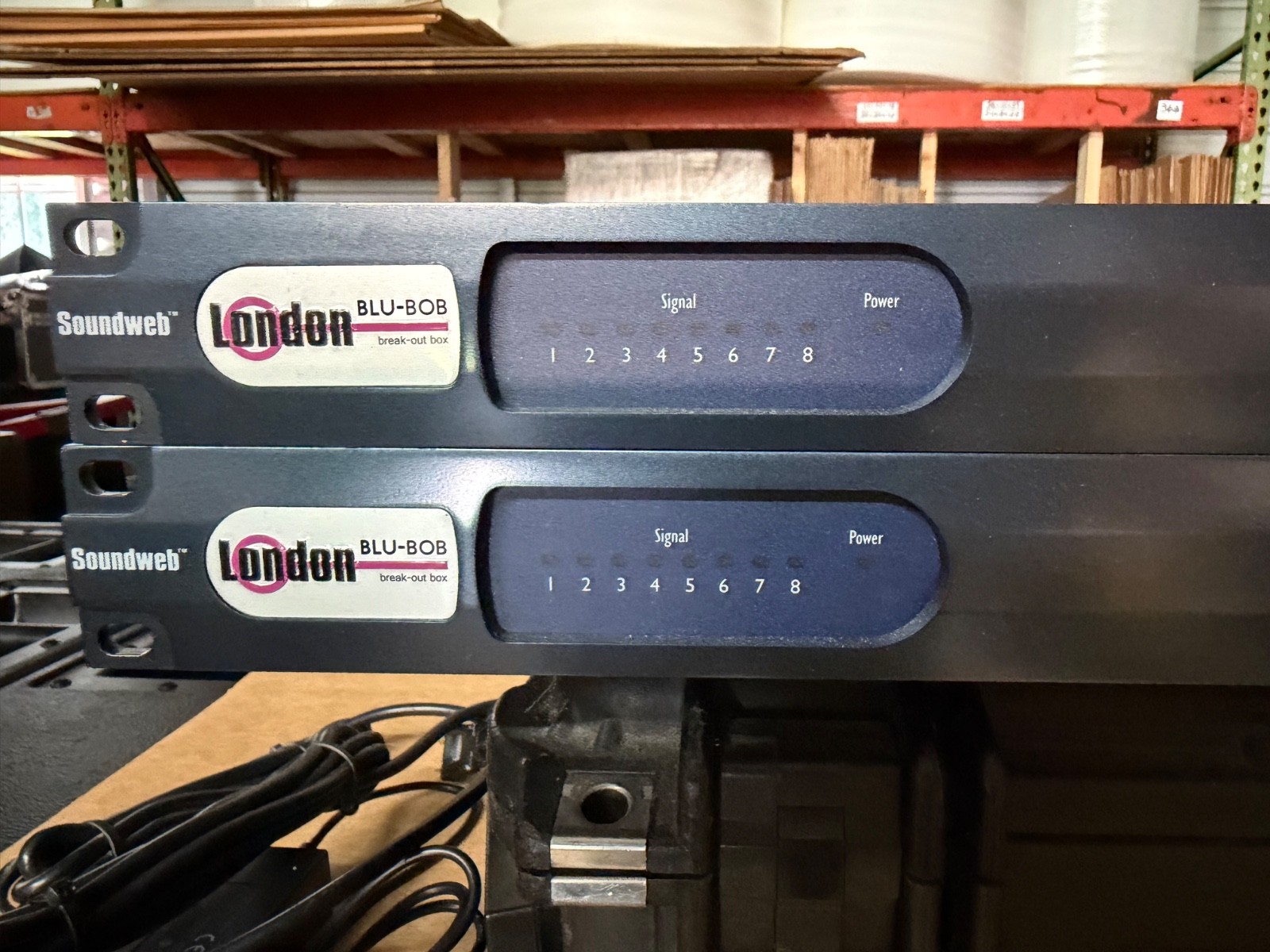 BSS Audio Soundweb London BLU-BOB2  Output Expander with Power Cord LOT of 2