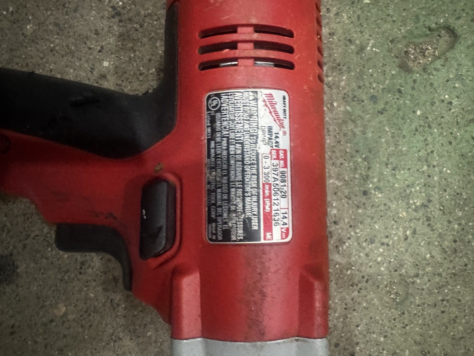 milwaukee tools 14.4v Driver Drill,flashlight, Impact Driver And Bag Untested