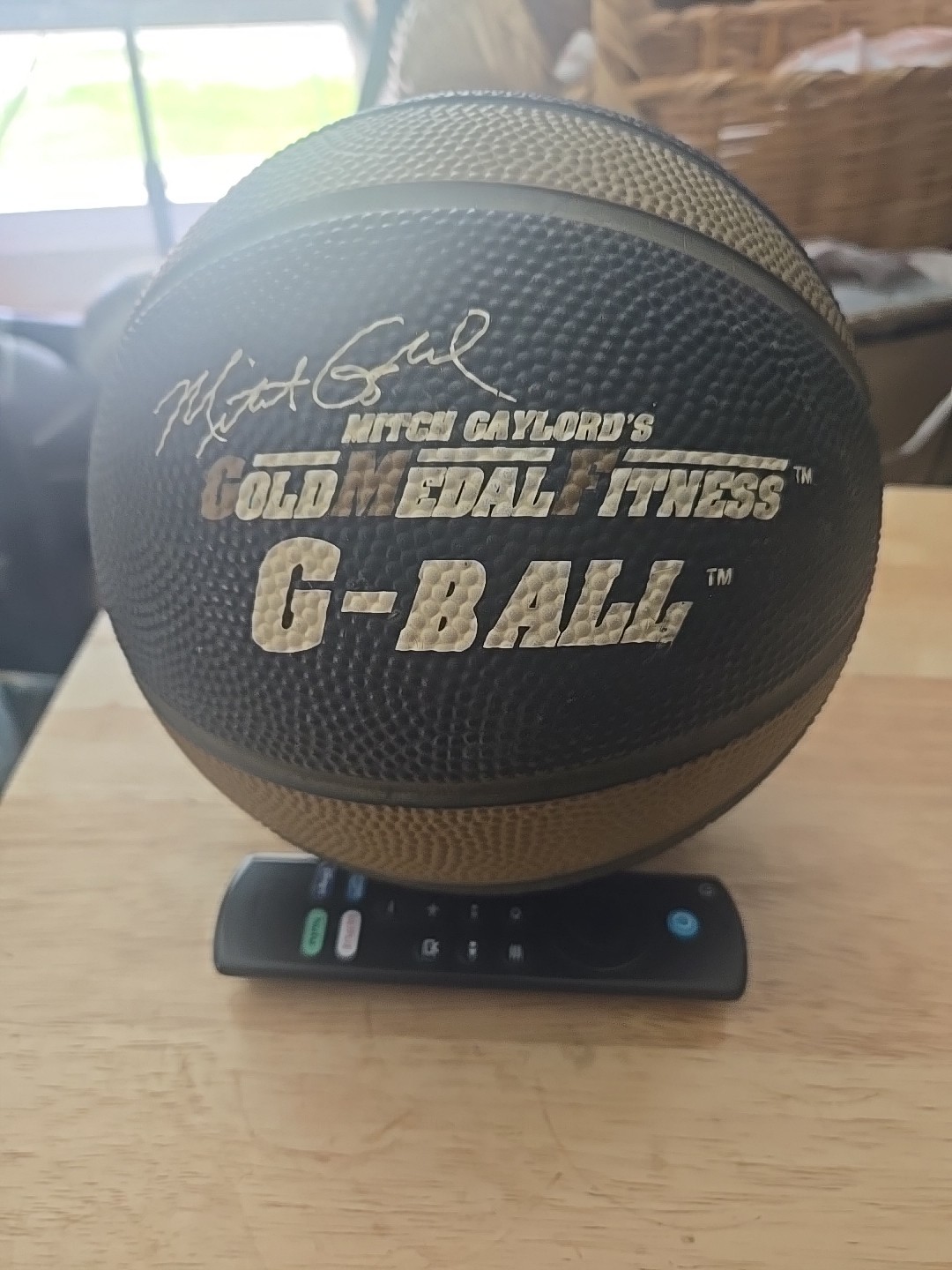 Mitch Gaylord's G-ball 2 lbs Pounds Gold Medal Fitness Crossfit Medicine Ball