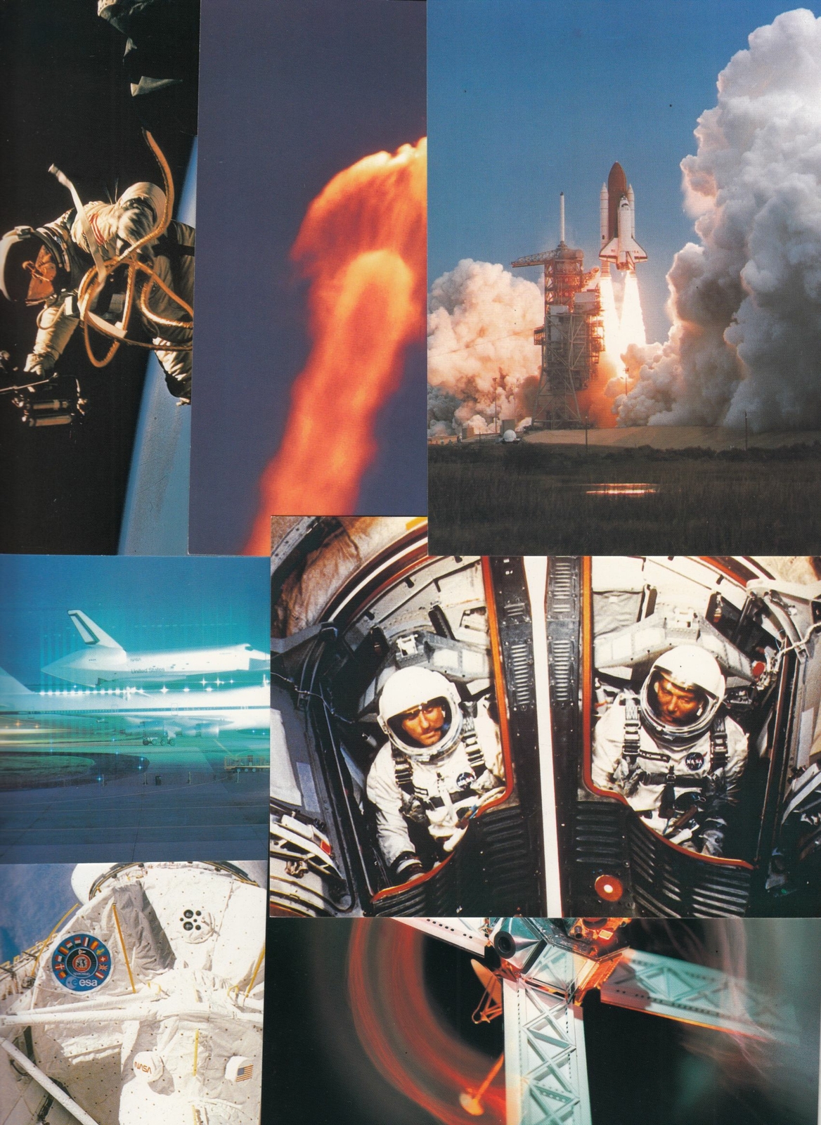 1982 Columbia Endeavour Enterprise Mariner Gemini programs 8 new post cards