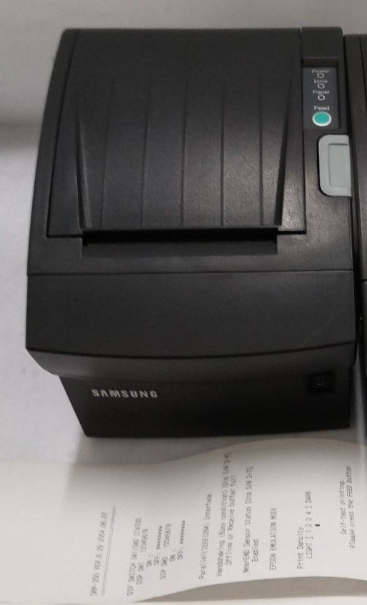 - Samsung Bixolon SRP-350PG Thermal Receipt Printer (PARALLEL) No AC ADAPTER