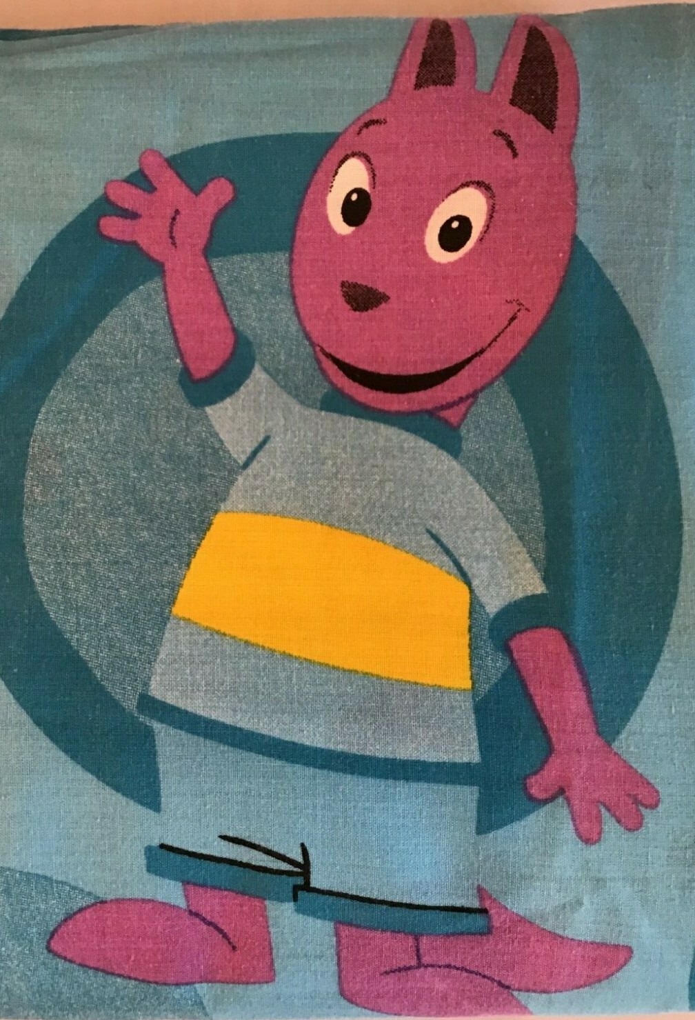 Backyardigans Twin Flat Bed Sheet Vintage Perfect Condition So Cute! 
