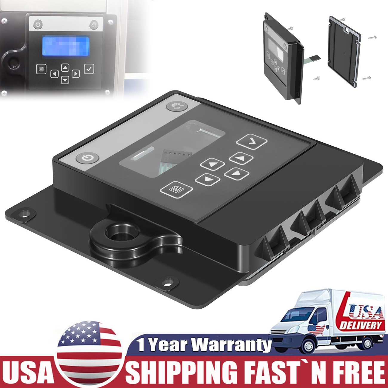 000007926 Touch Pad For Manitowoc Ice Machine Control Panel LCD Housing Assembly