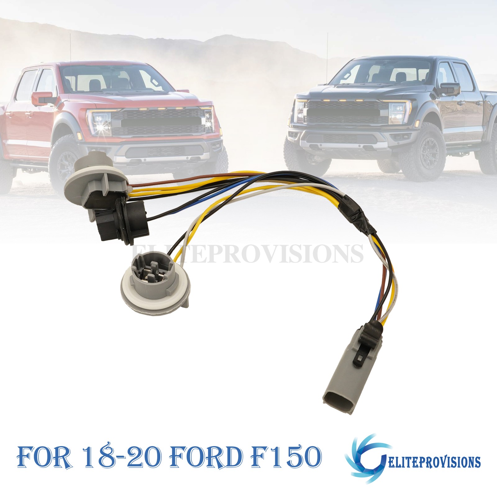 For 2018-2020 Ford F150 JL3Z-13412-A Tail Light Socket & Wire Harness Rear LH/RH