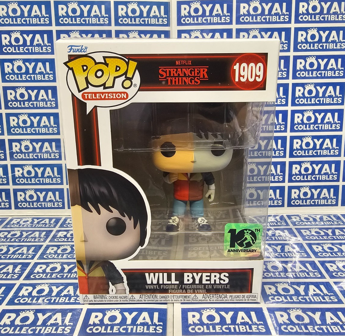 Funko Pop Vinyl Figure Will Byers #1909 Stranger Things w/Protector *Brand New*