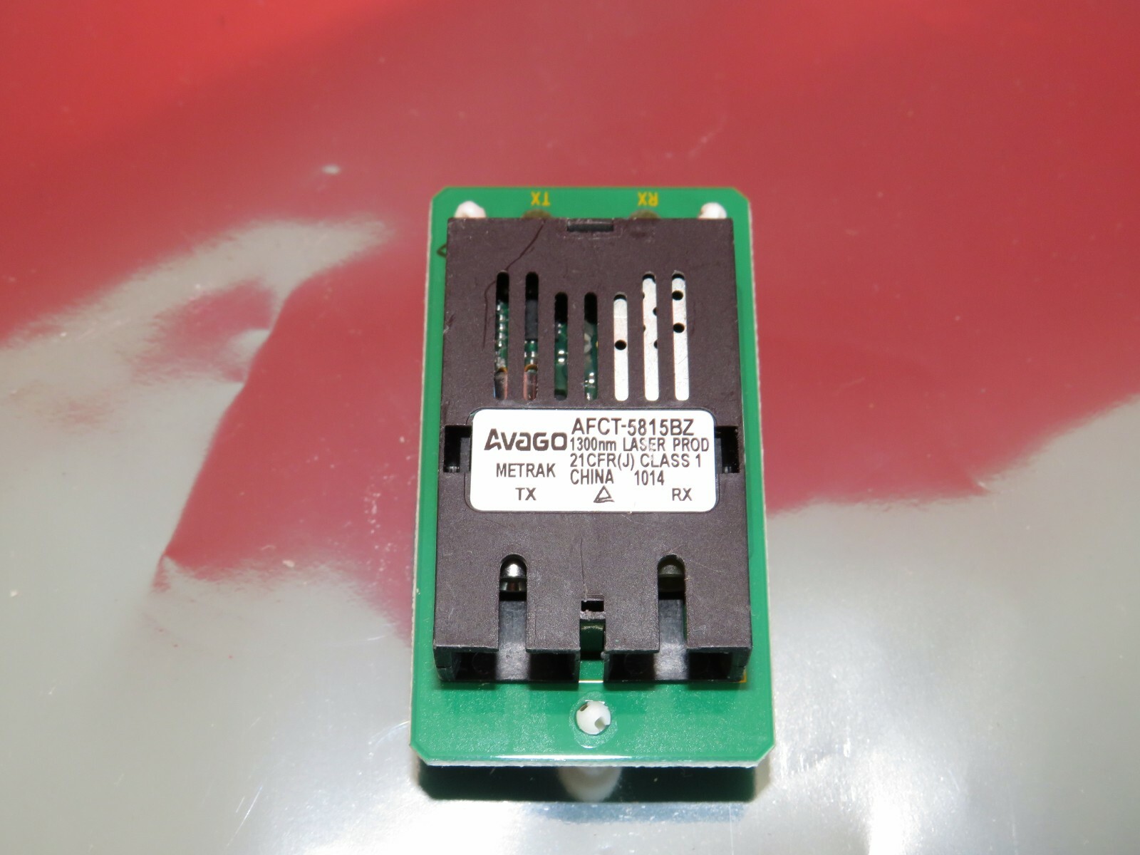 EST EDWARDS SMXHI2 PLUG IN HIGH OUTPUT SINGLE MODE FIBER OPTIC TRANSCEIVER