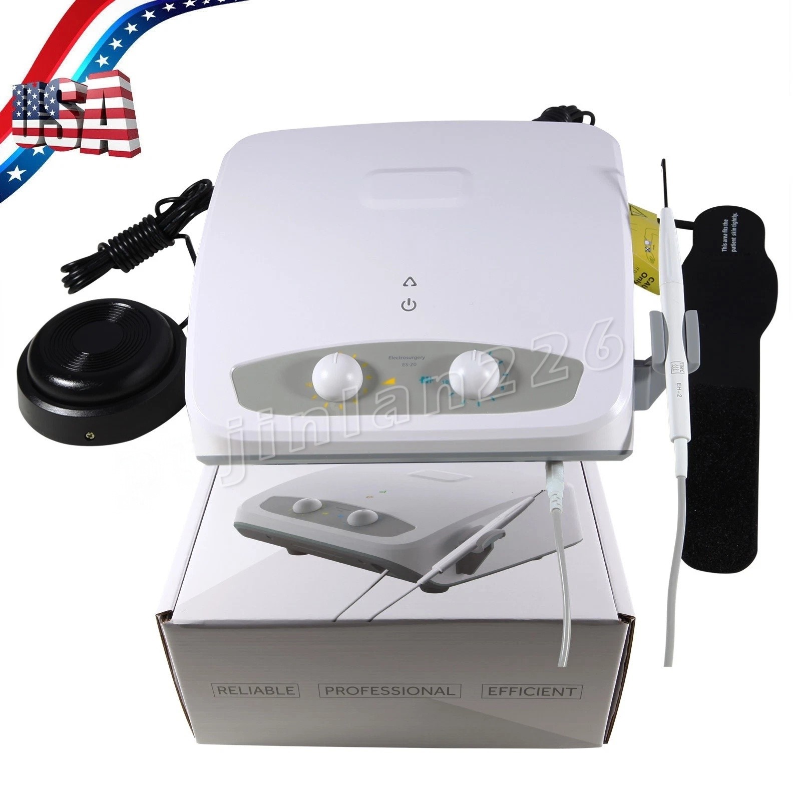 Dental Electro Electrosurgery Unit Machine High Frequency Electric 7pcs Knife US