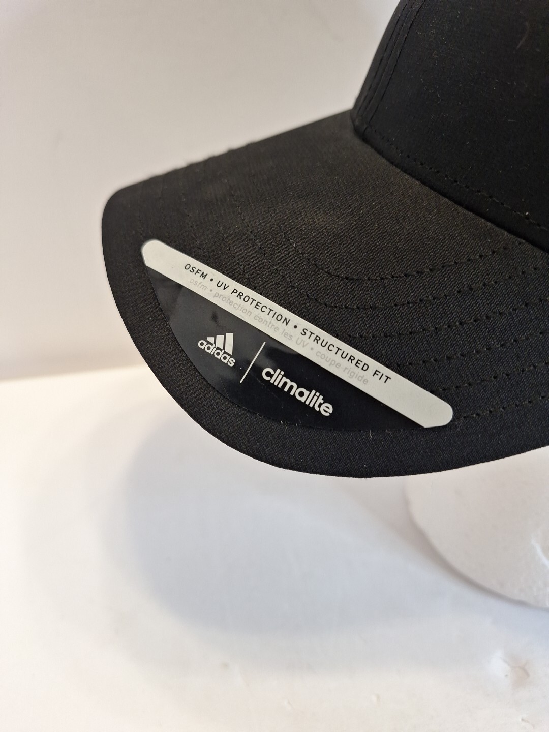 Adidas Golf Heroes Alliance Black Strapback Hat OSFM