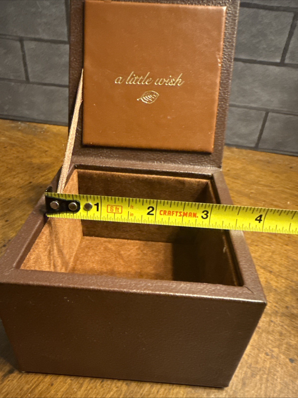 Hallmark Signature leather Wish Box