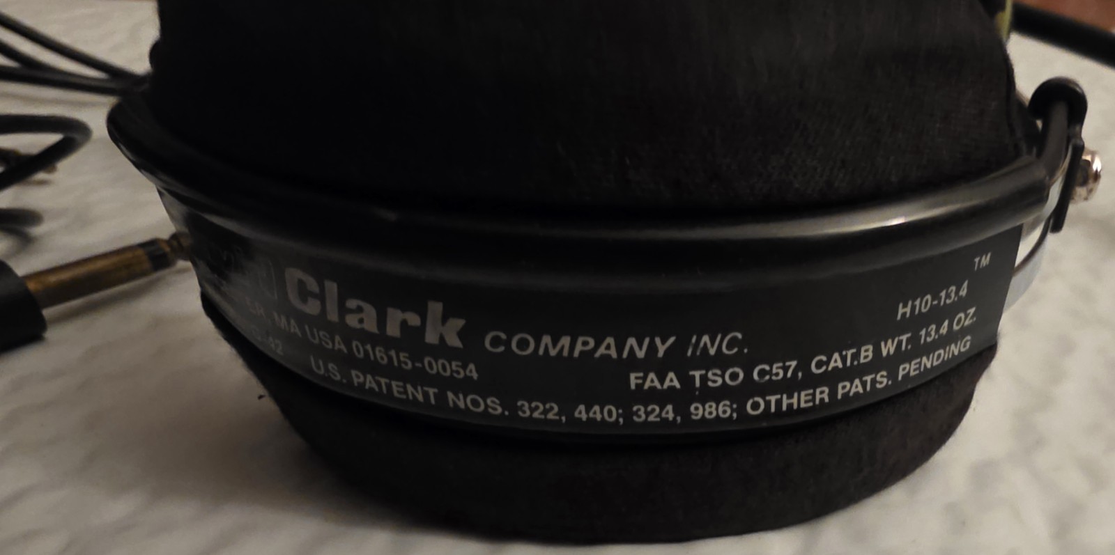 David Clark H10-13.4 Aviation Headset GA Plugs