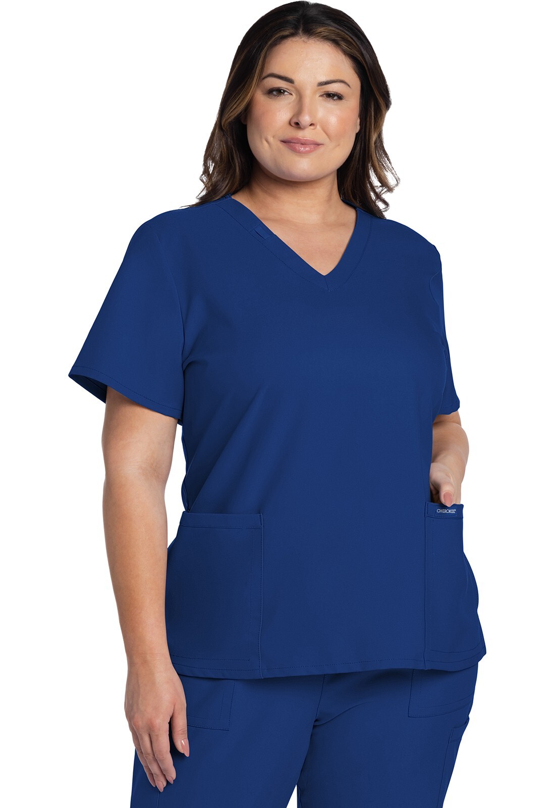 Cherokee WW Originals Scrubs Women's V-Neck Top CK953A GAB Galaxy Blue Free Ship
