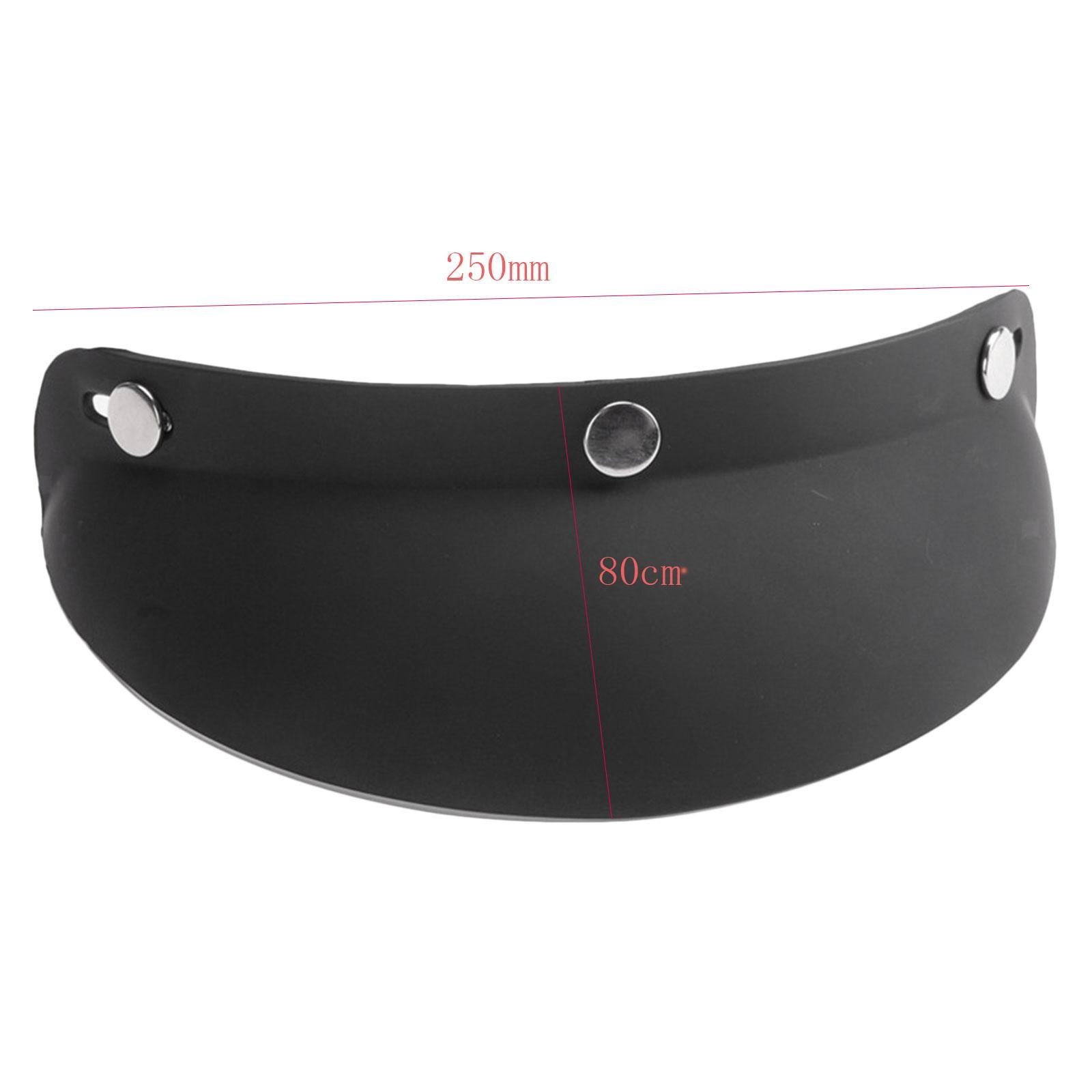 3 Peak Open Retro Motorcycle , Black