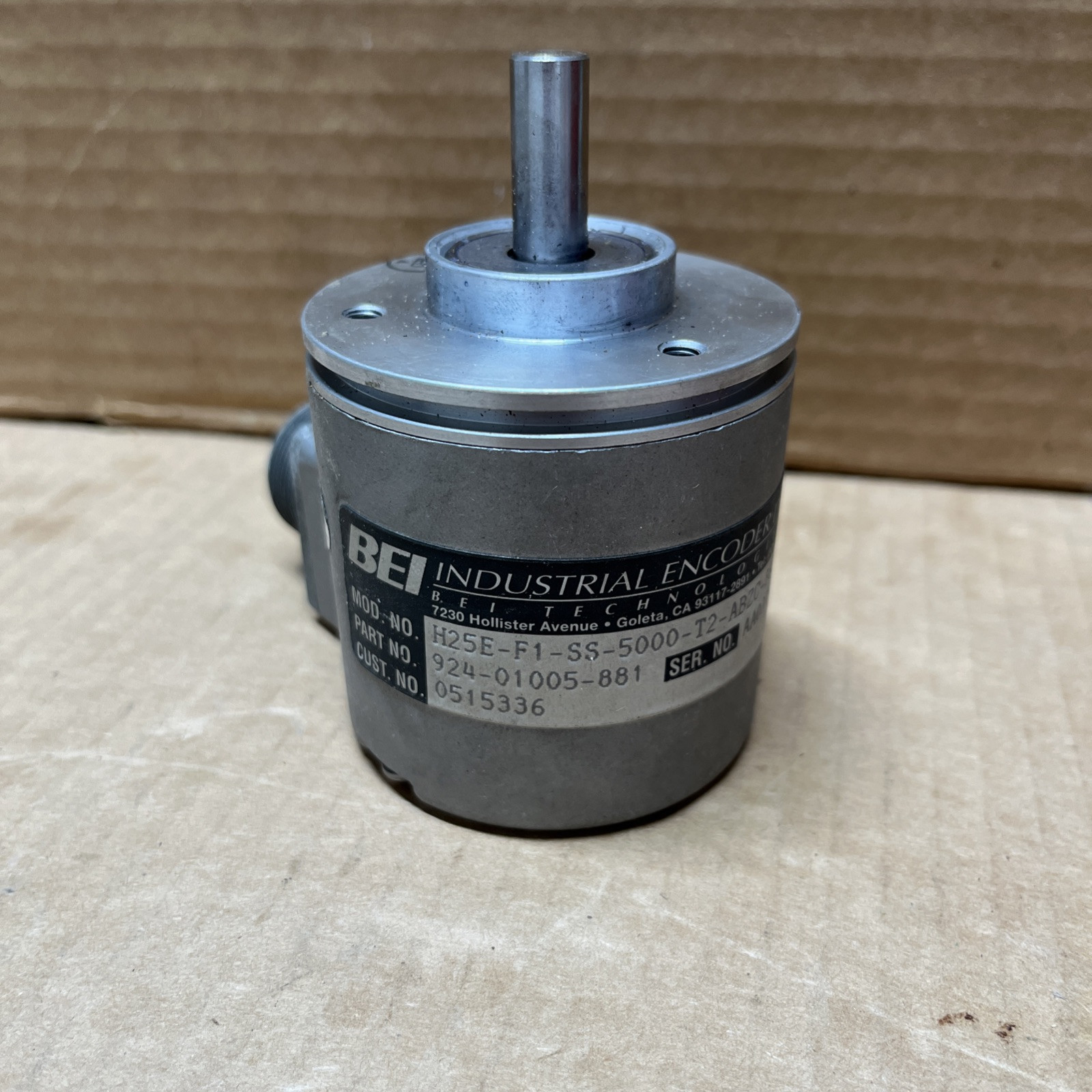 New Old Stock BEI Encoder Part #924-01005-881.