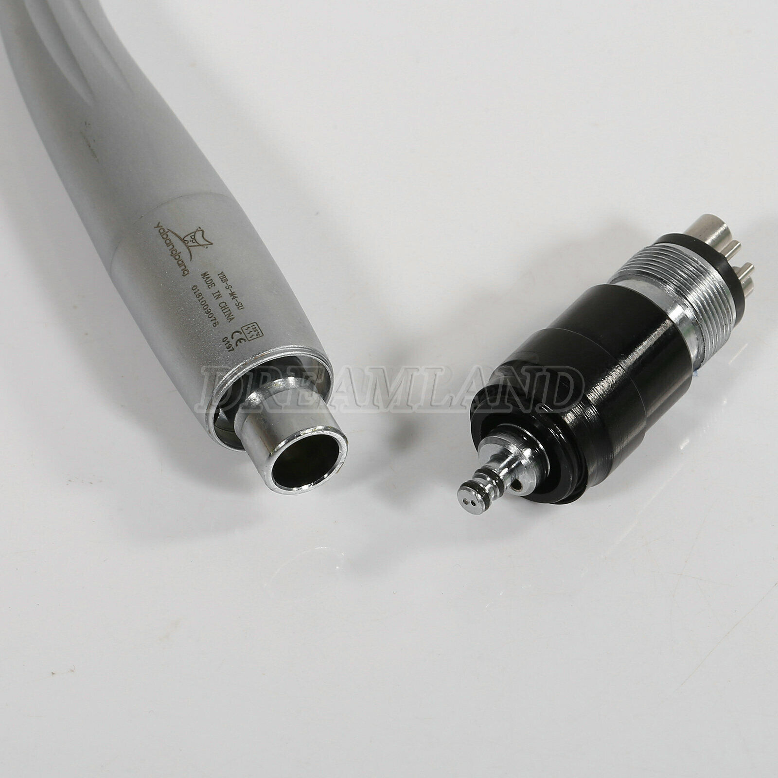 1-10*NSK Style Dental High Speed Push Handpiece + 4 HOLES Coupler Quick Coupling
