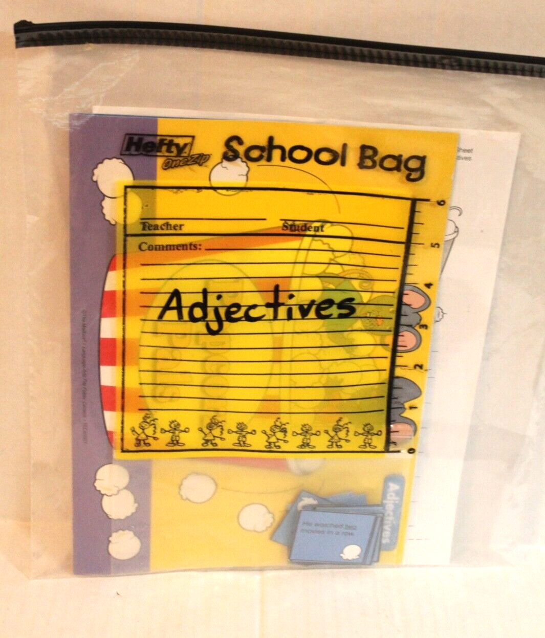 Adjectives Educational Folder Game Mailbox Language Arts Center Activity