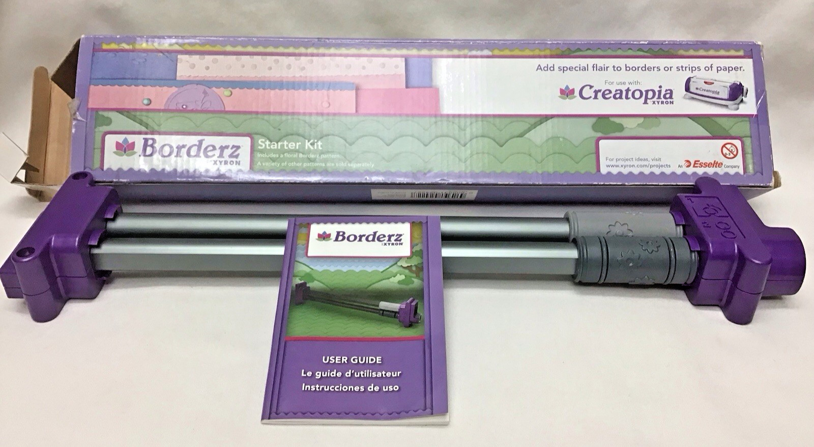 Xyron Borders Emboss Rollers for Creatopia Floral Design Flowers Embossing
