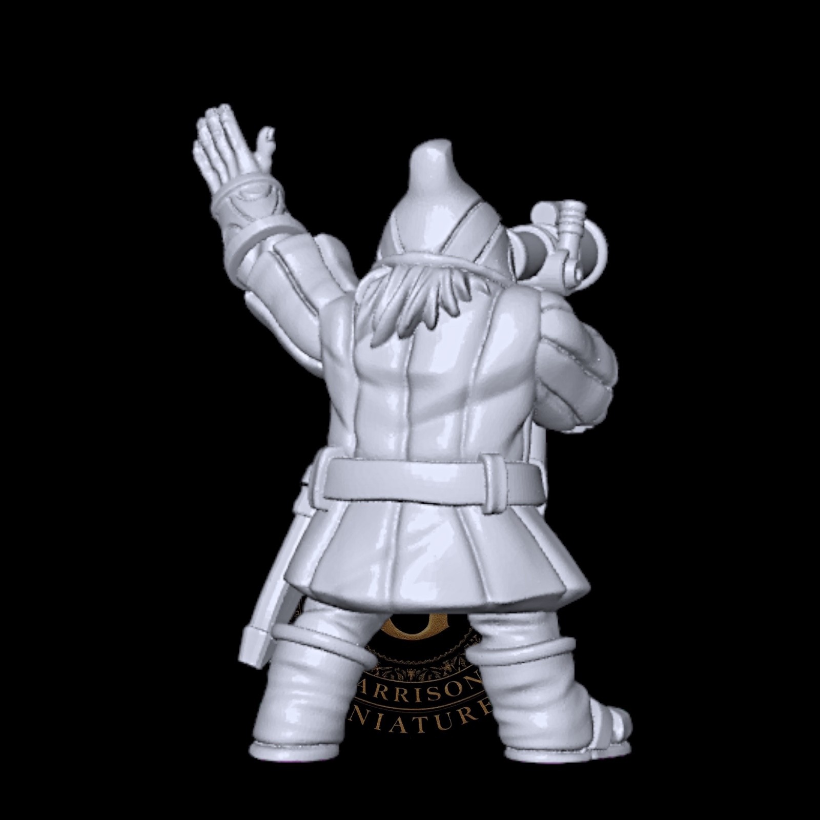 Dwarf Siege Cannon and 3 Crew: 28mm Fantasy Wargame & Display Miniatures
