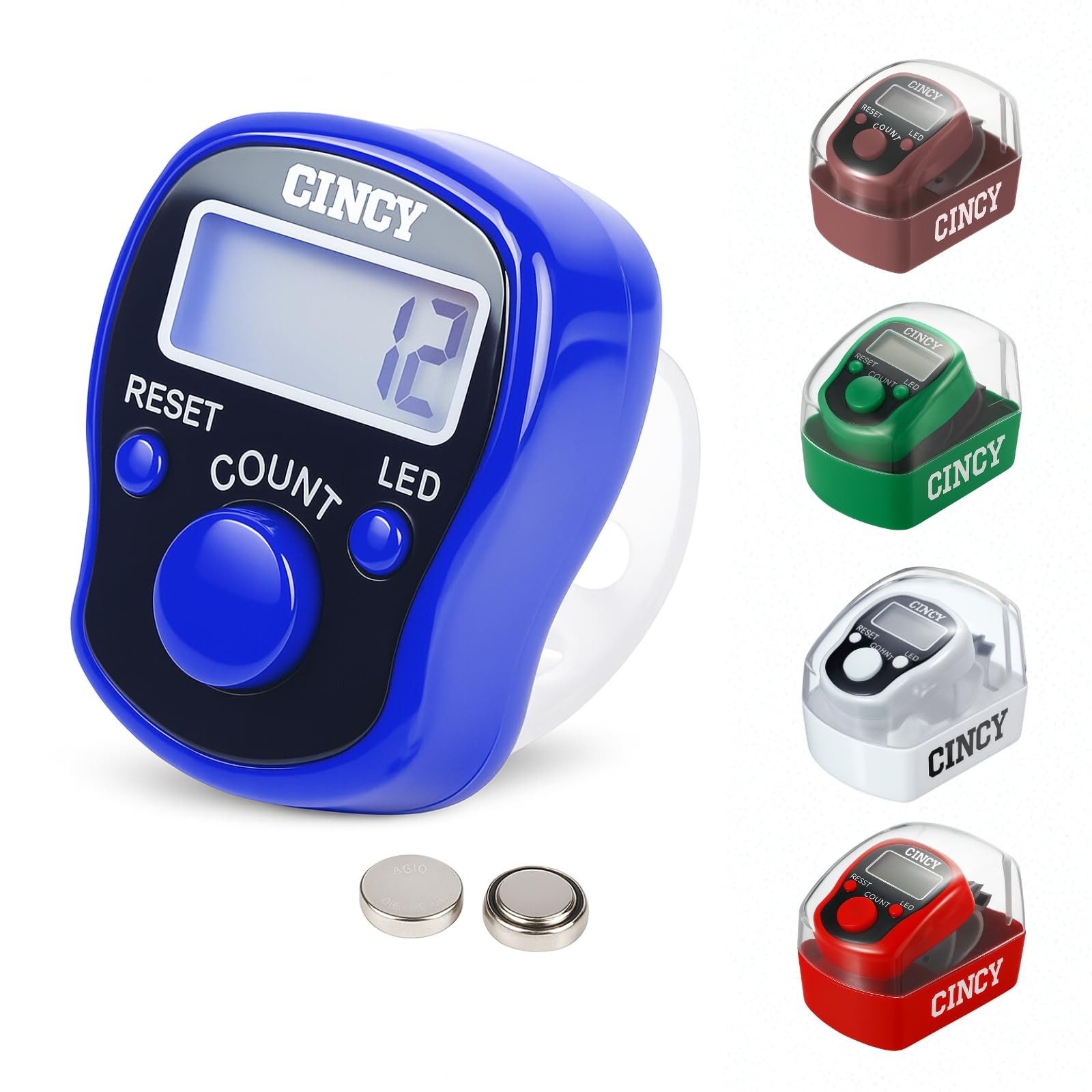 Clicker Counter with LED for Day & Night Use - Instant Reset, Accurate & Quie...
