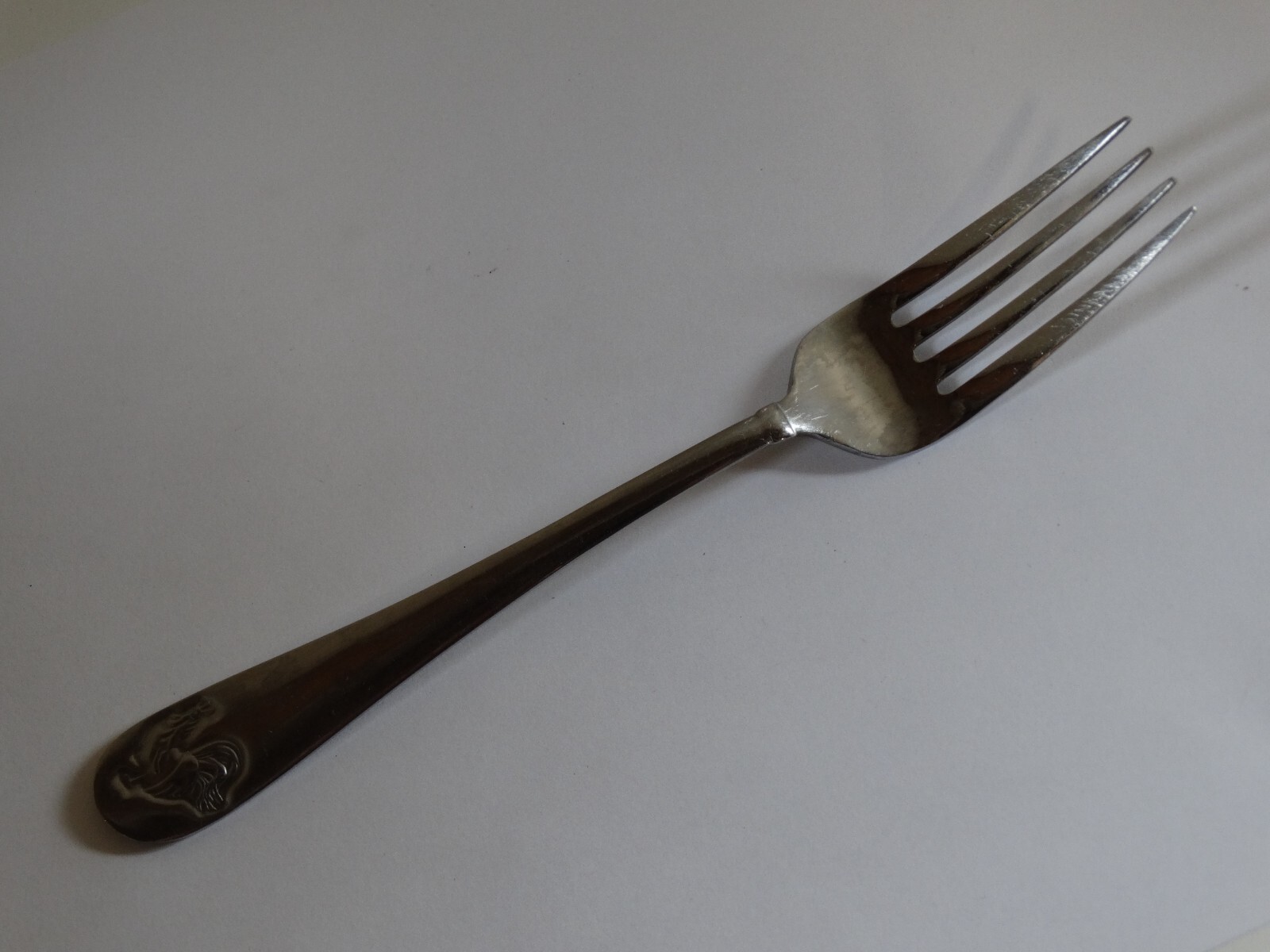 Pfaltzgraff ROOSTER Stainless Flatware salad fork  7 3/8"