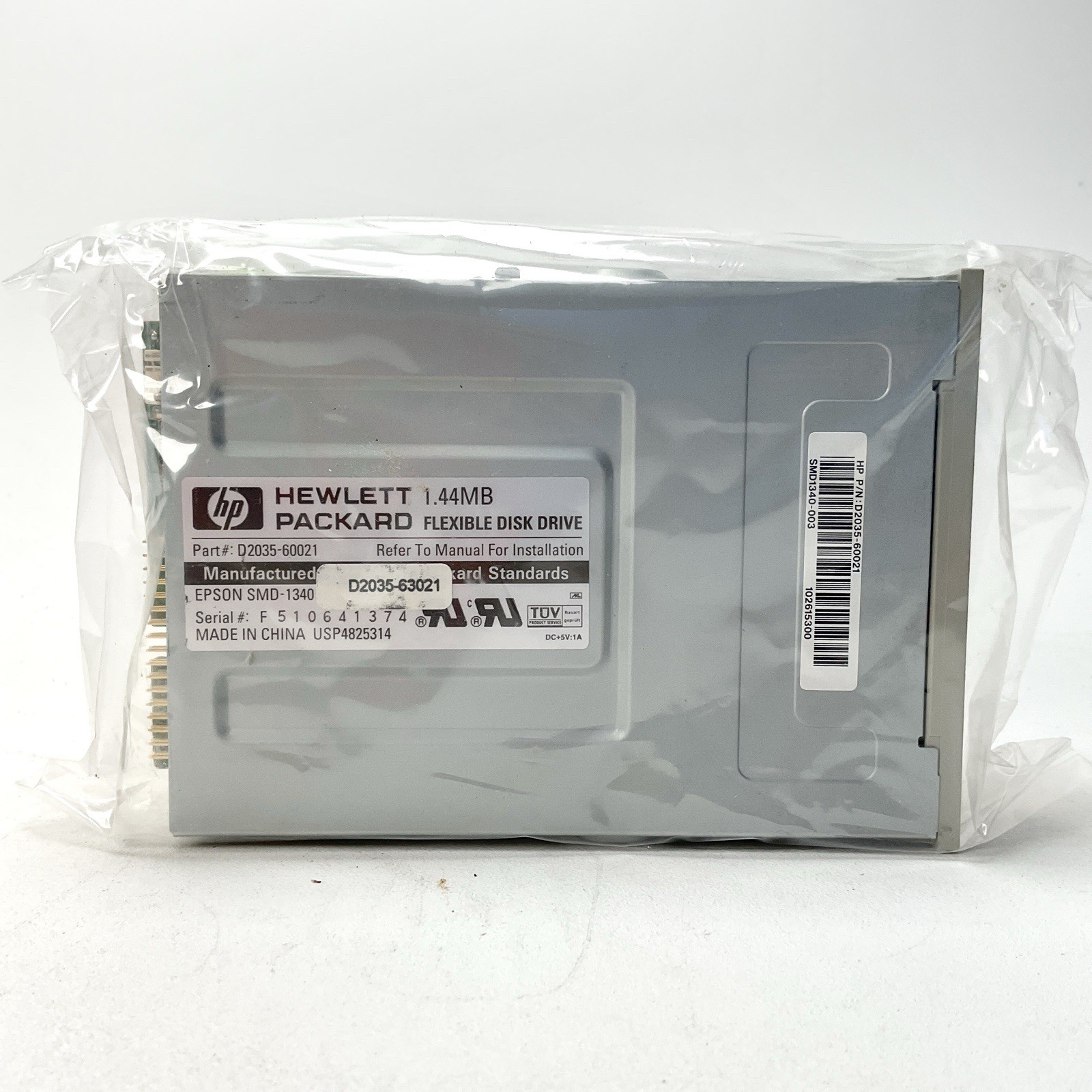 Hewlett Packard HP 1.44 MB Flexible Disk Drive D2035-60021 Vintage Computing New