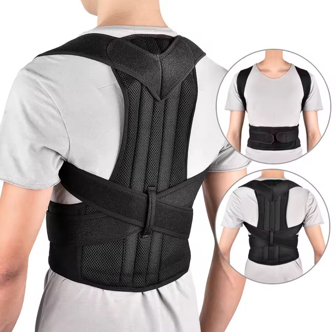 Adjustable Lower Back Brace Lumbar Support Waist Belt for Men Women Pain Relief