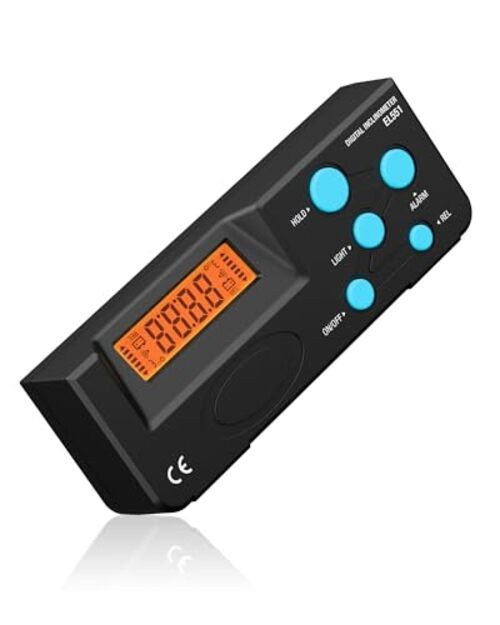 ALLOSUN Digital Electronic Level Angle Gauge,Precise Digital Inclinometer