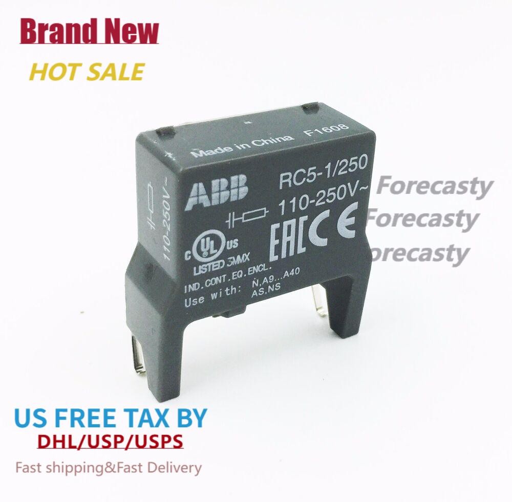 1 piece For ABB RC5-1/250 Surge Suppressor RC Circuit 100-250VAC 1 PCd-