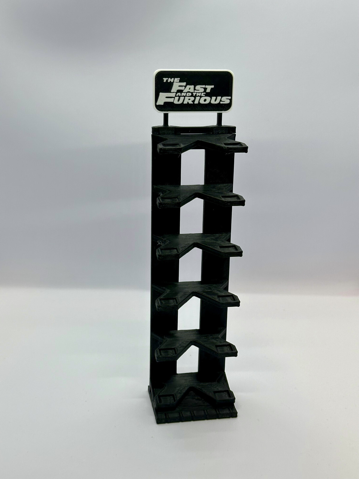 Fast and Furious 1/64 Scale Dicast 6 Car Hot Wheels Stand Display