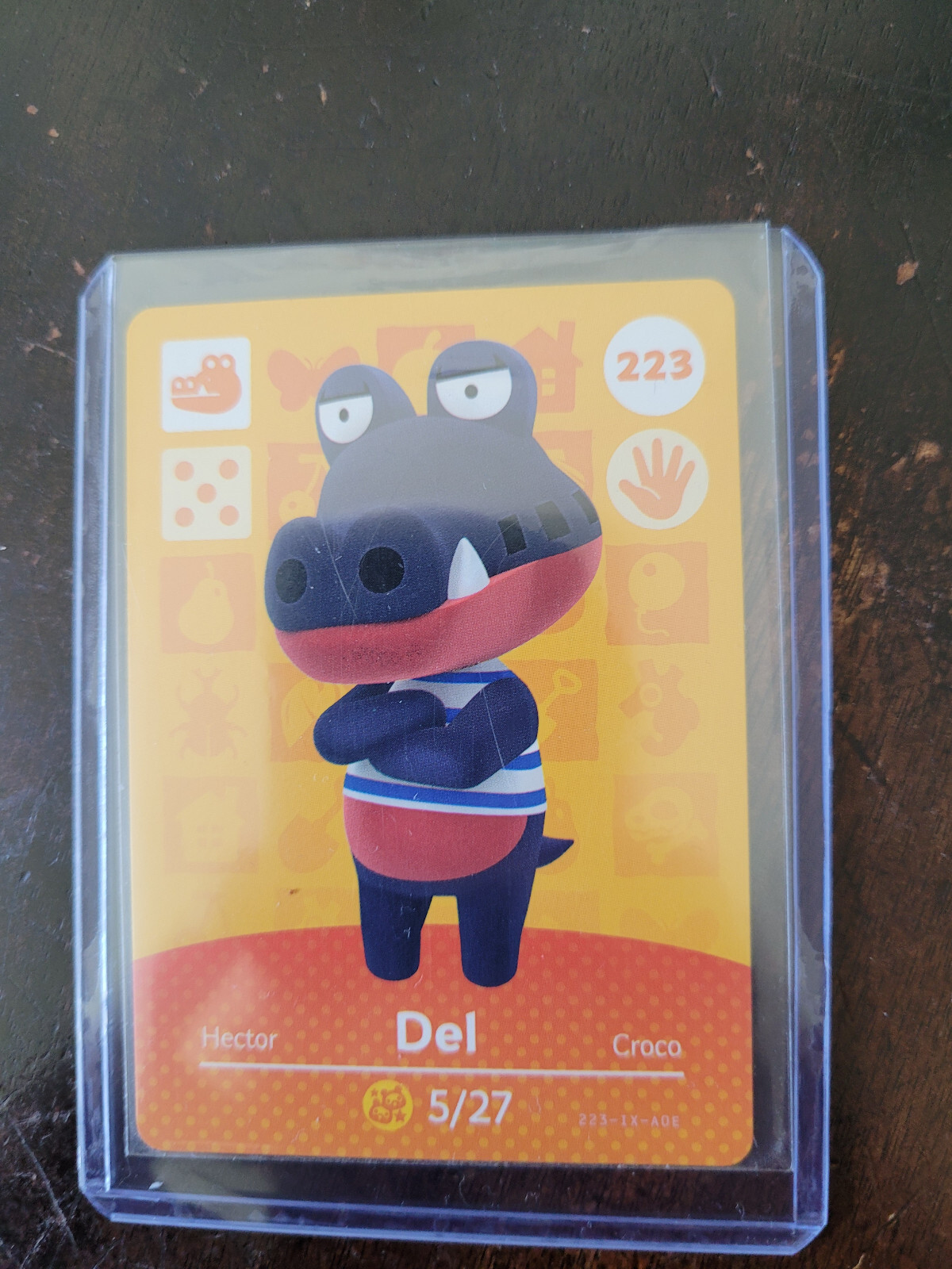 Del # 223 Animal Crossing Amiibo Card Series 3 Mint!! Never used!