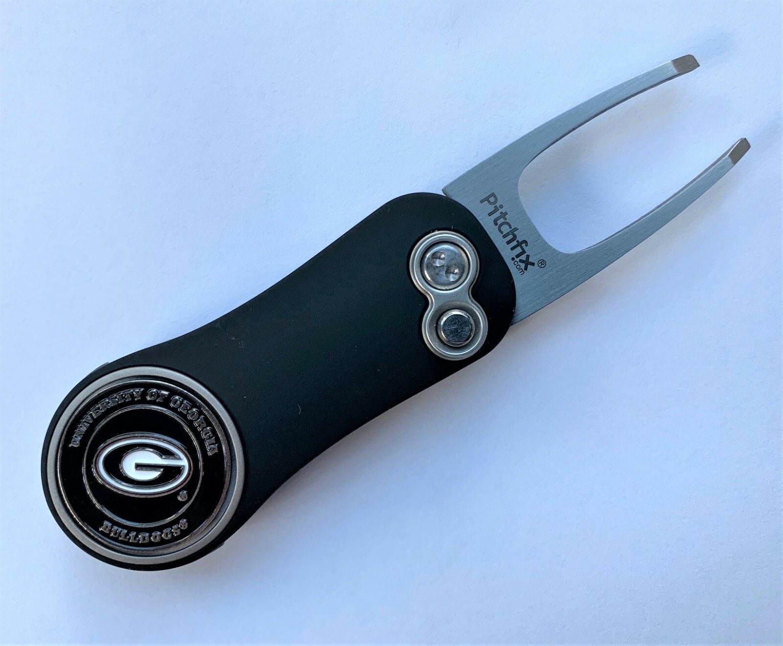 New Georgia Bulldogs Pitchfix 2.0 Switchblade Golf Divot Tool with Ball Marker