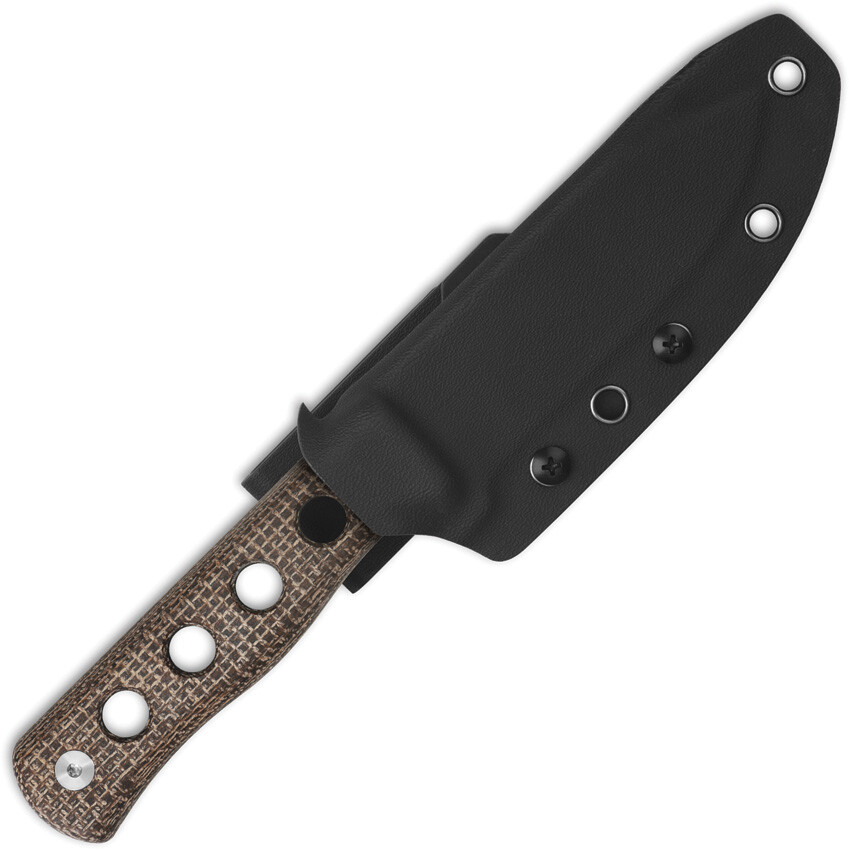 New QSP Knife Canary Fixed Blade Brown QS155A1
