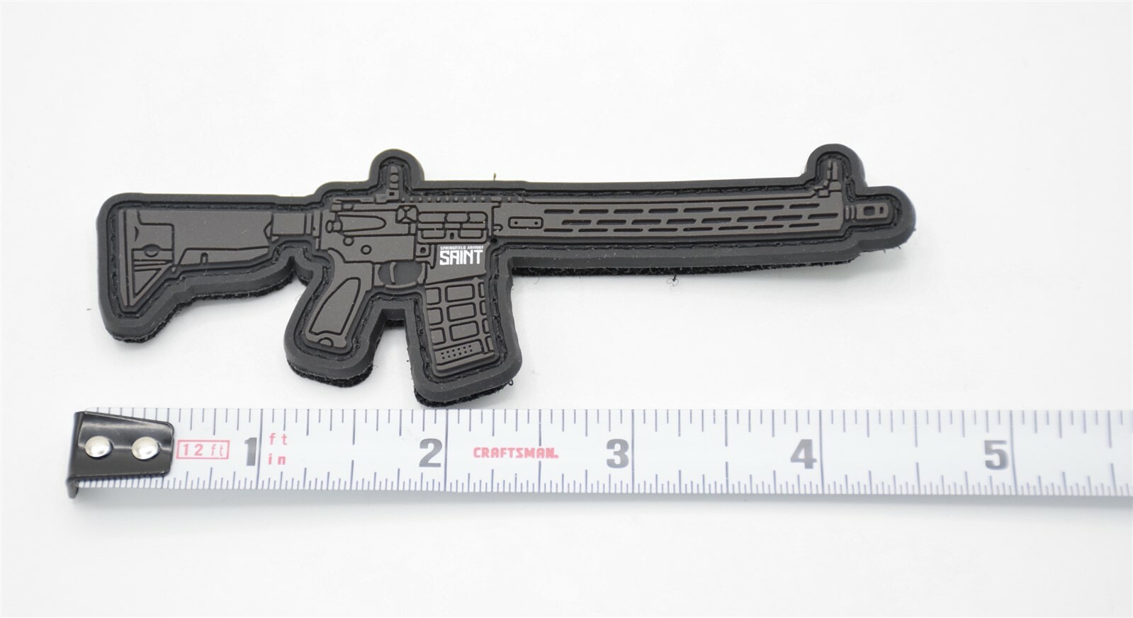 SPRINGFIELD ARMORY SAINT VICTOR RIFLE LOGO PATCH HOOK/LOOP BACK *LARGE PATCH*​