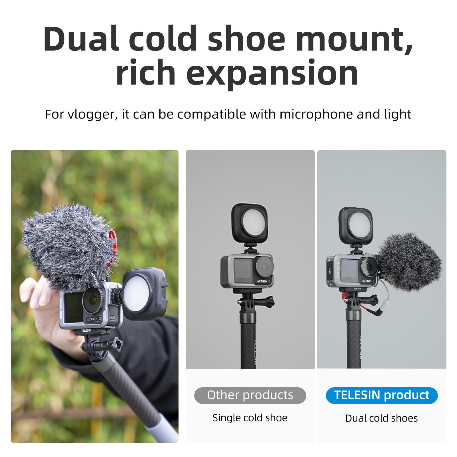 Aluminium Alloy Frame Protective Case Anti-Shock For DJI Osmo Action 3 Camera e