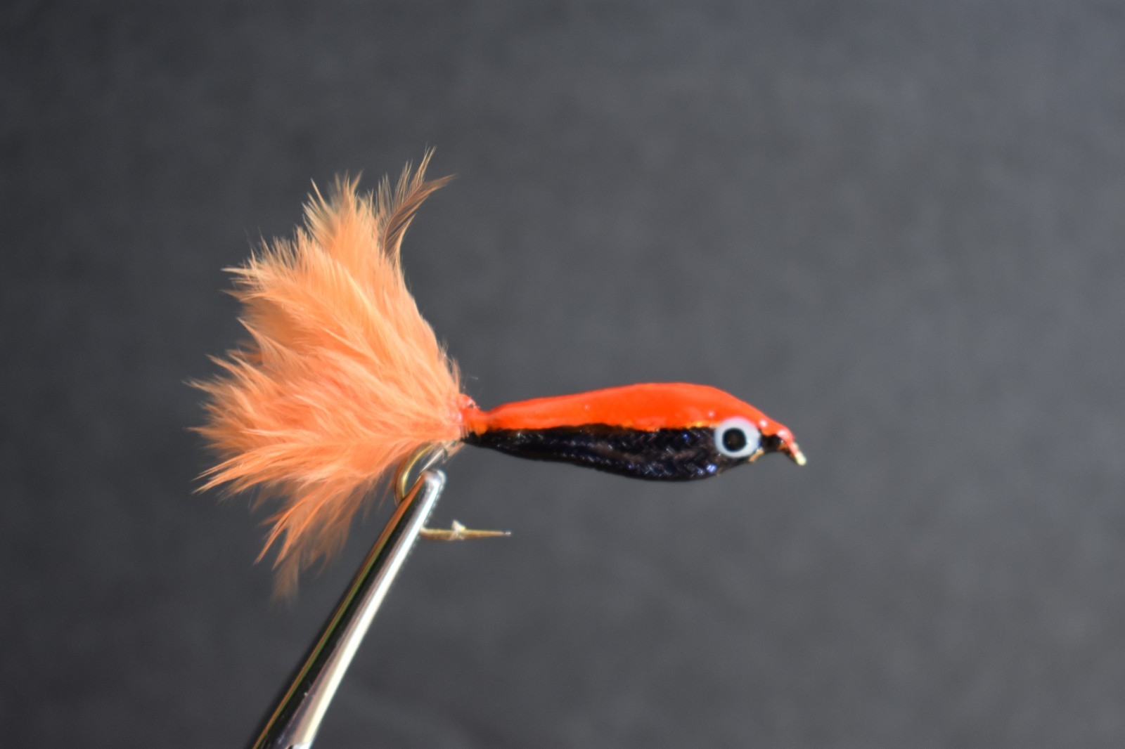 Orange & Black EPOXY MINNOW  Nymph Fly Fishing Flies 1 Fly, U Choose Size