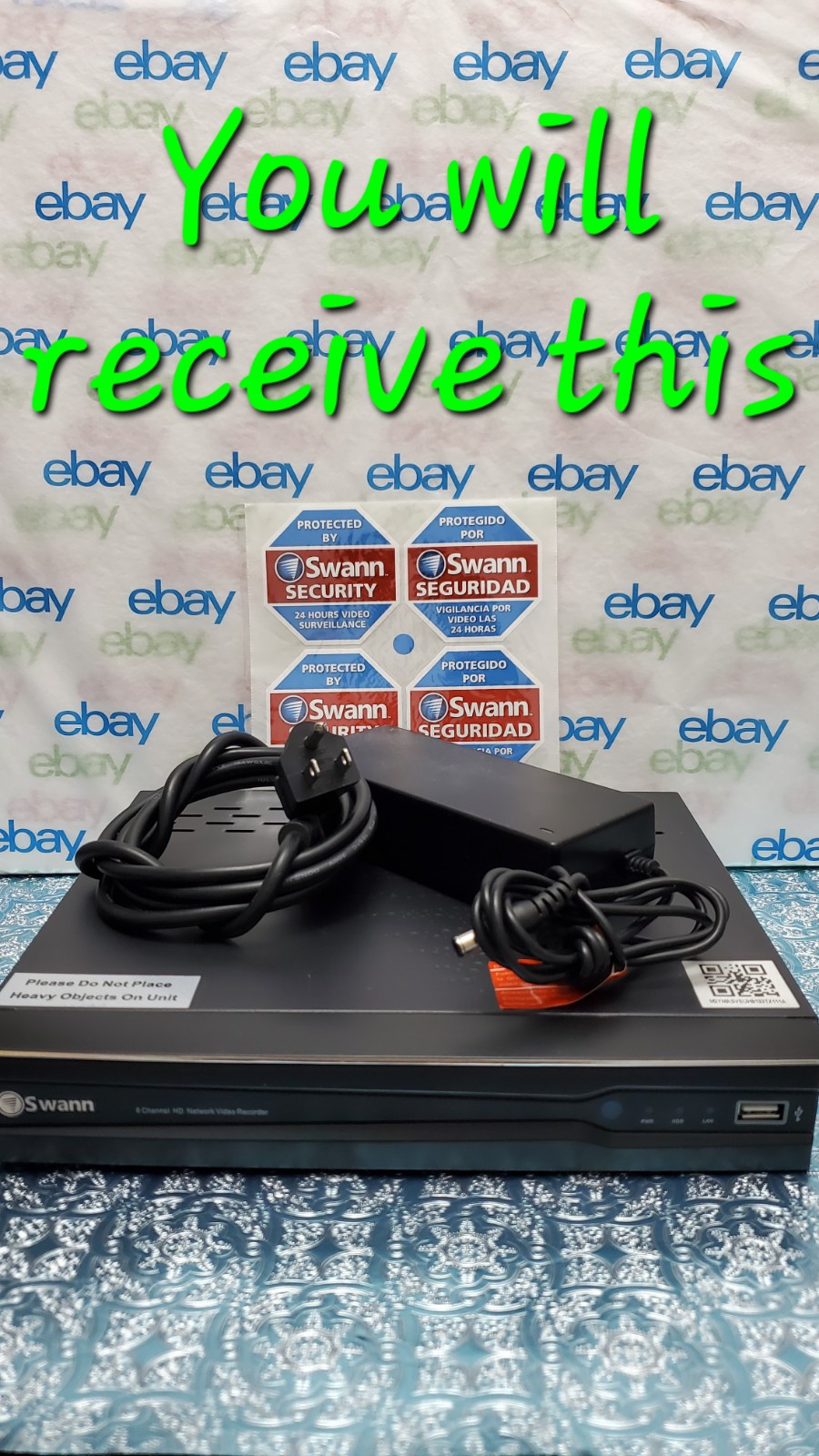 Swann SRNVR-87300H 3MP 2TB PoE HDD Network Video Recorder 8 Channel NVR 7300
