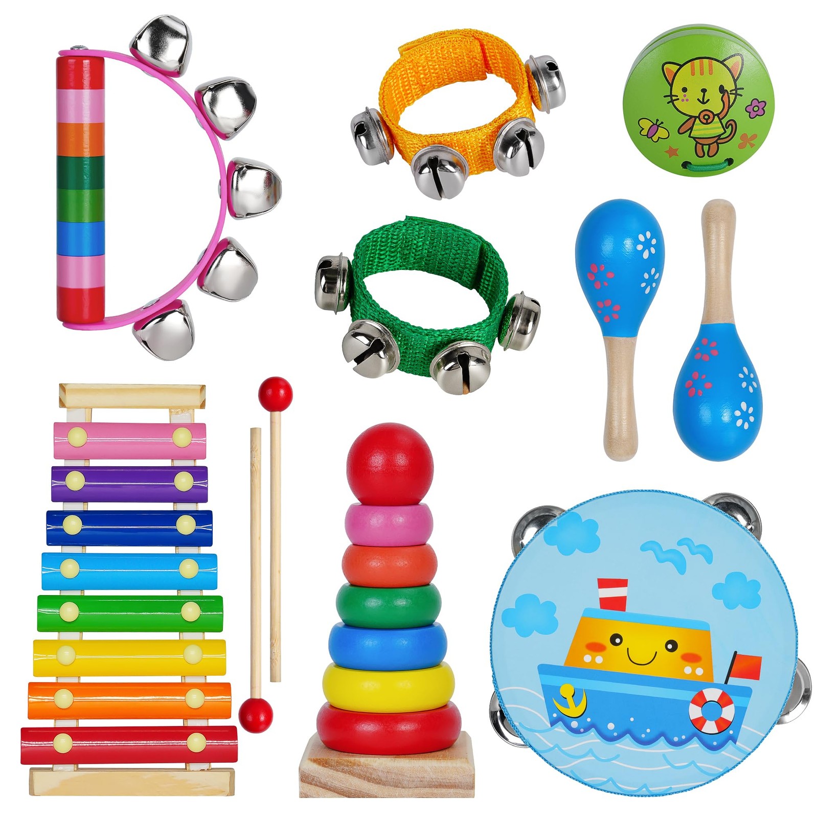 Childom Kids Musical Instruments for Toddlers,Baby Musical Toys for Toddlers,Pre