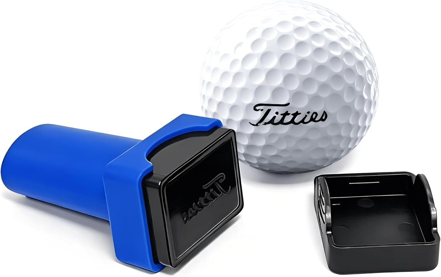 Titties Golf Ball Stamp – Funny Golf Stamp – Titties Golfer Accessory for Men an