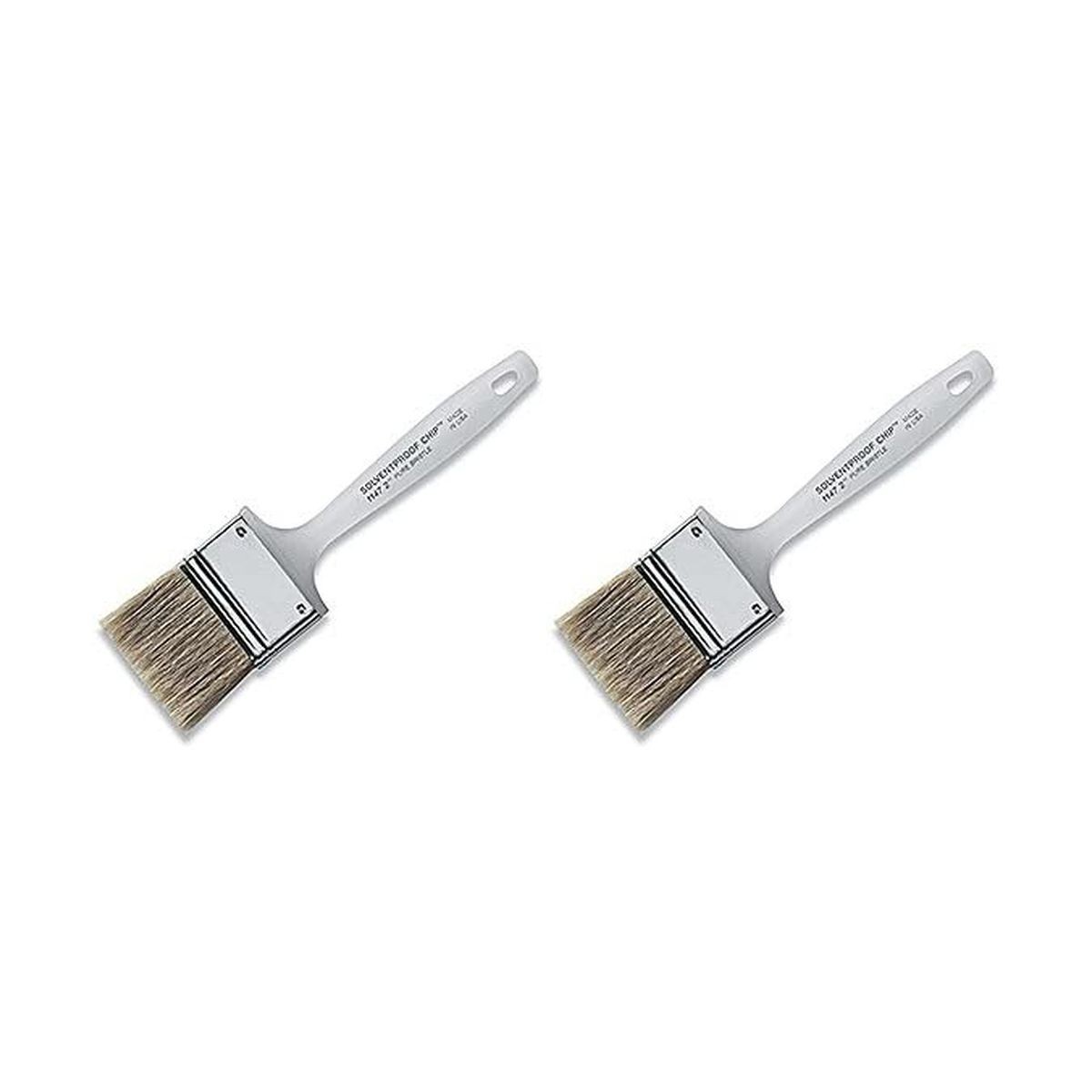 Wooster Genuine 1" Solvent-Proof Chip Paintbrush 2-Pack, 1147-1-2PK