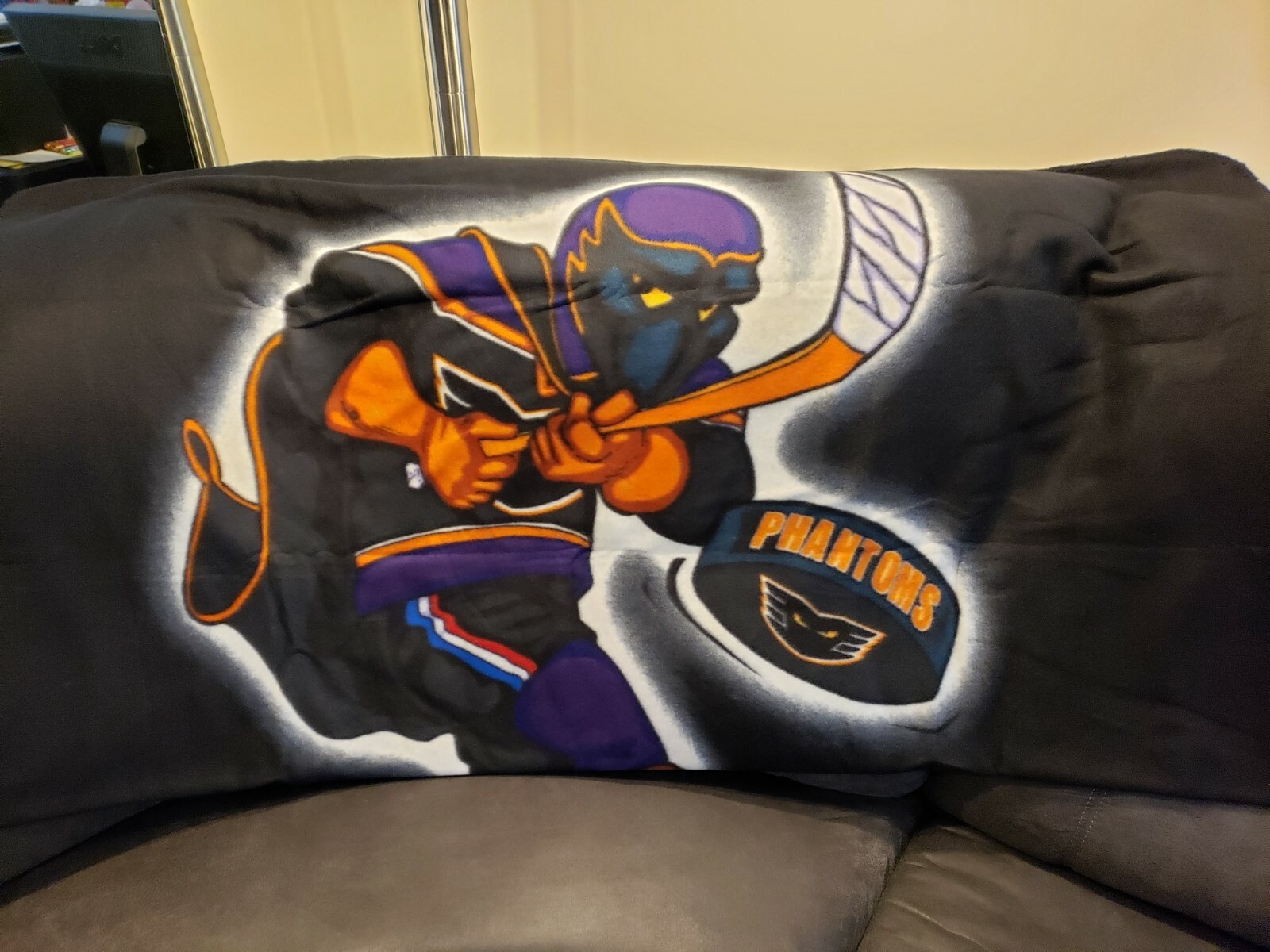 Philadelphia Phantoms Fleece Blanket 52" X 62" Brand NEW In Bag