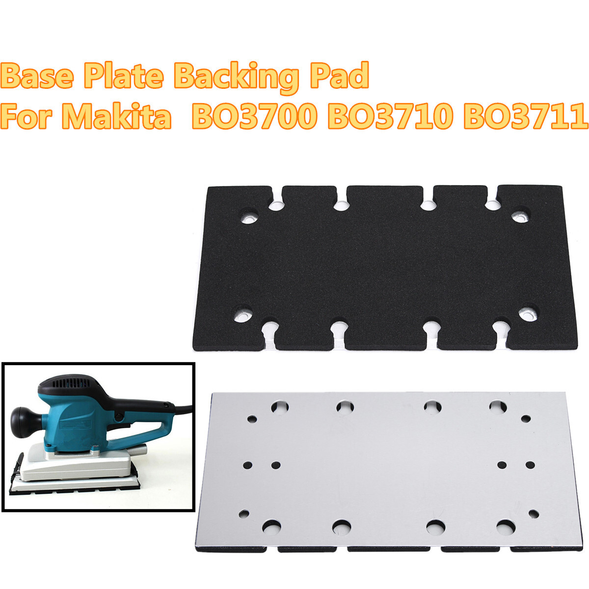Base Plate Backing Pad For Makita BO3700 BO3710 BO3711 Sheet Sander Spare Part