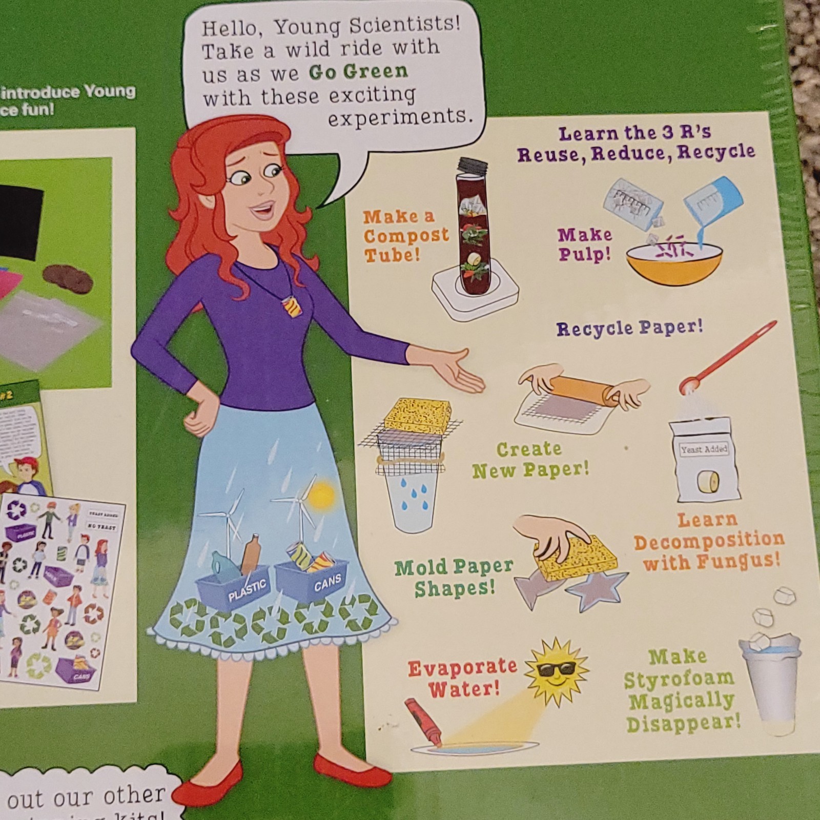 NEW The Magic School Bus Rides Again Going Green Science Experiment Kit 2017